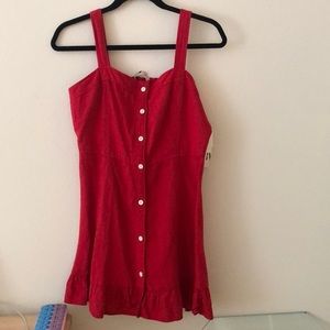 Zara Red Mini Dress. Never worn.